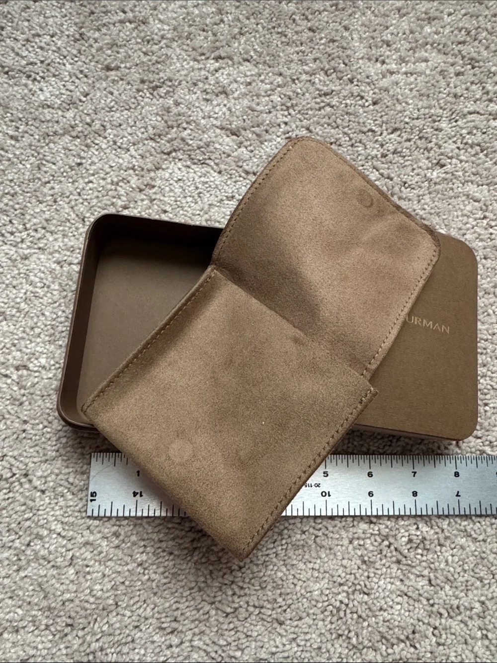 David Yurman Brown Box with Gold Logo